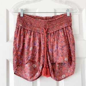 Jessica Simpson Floral Pink Maternity Shorts small